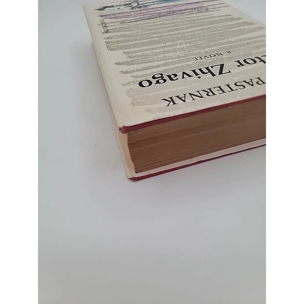Boris Pasternak Doctor Zhivago Hardcover Pantheon Dust Jacket Fair Condition
